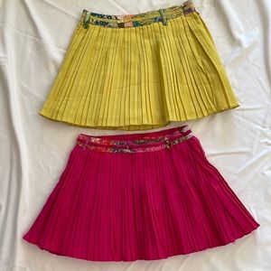 Oilily pair of pleated skirts sz 6